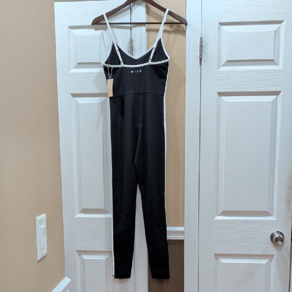 Wilo Black & White Slim Jumpsuit
